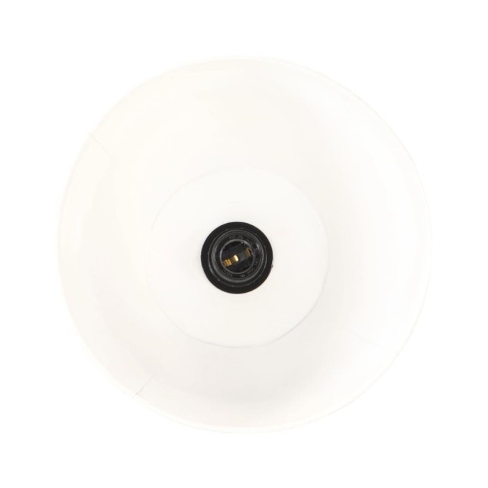 Lampadaires 3 pcs Blanc E27 Bois de manguier massif