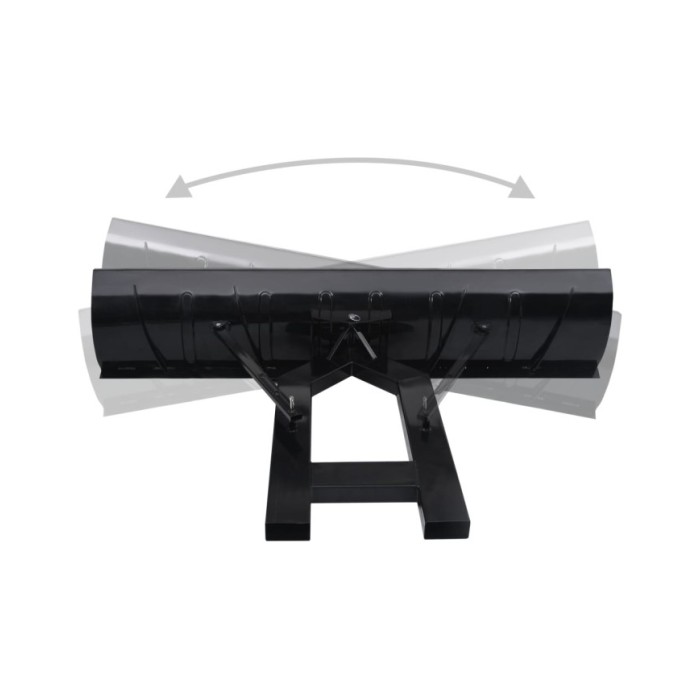 Chasse-neige pour chariot élévateur 200x48 cm Noir