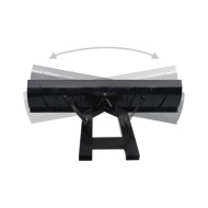 Chasse-neige pour chariot élévateur 200x48 cm Noir