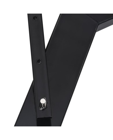 Chasse-neige pour chariot élévateur 200x48 cm Noir