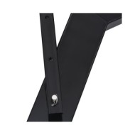 Chasse-neige pour chariot élévateur 200x48 cm Noir