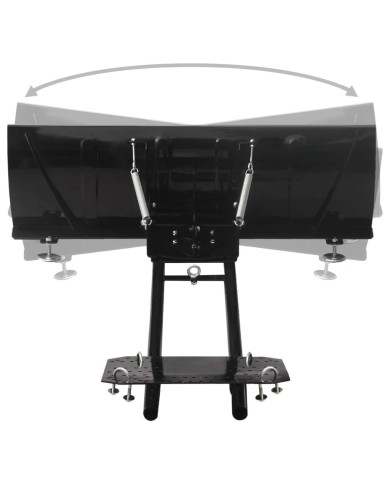 Chasse-neige pour VTT 115x38 cm Noir