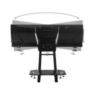 Chasse-neige pour VTT 115x38 cm Noir