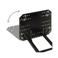 Chasse-neige pour VTT 115x38 cm Noir