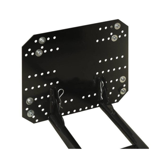 Chasse-neige pour VTT 115x38 cm Noir