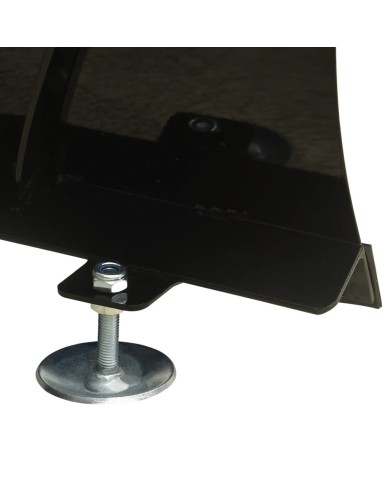 Chasse-neige pour VTT 115x38 cm Noir