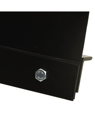 Chasse-neige pour VTT 115x38 cm Noir