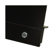 Chasse-neige pour VTT 115x38 cm Noir