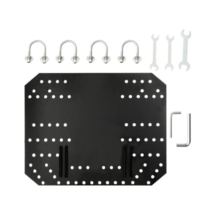 Chasse-neige pour VTT 115x38 cm Noir