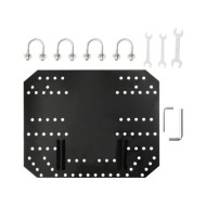 Chasse-neige pour VTT 115x38 cm Noir