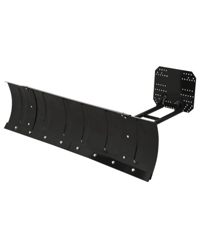 Chasse-neige pour VTT 150x38 cm Noir