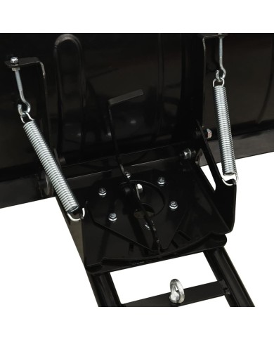 Chasse-neige pour VTT 150x38 cm Noir