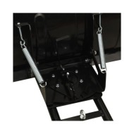 Chasse-neige pour VTT 150x38 cm Noir