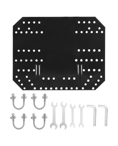 Chasse-neige pour VTT 150x38 cm Noir