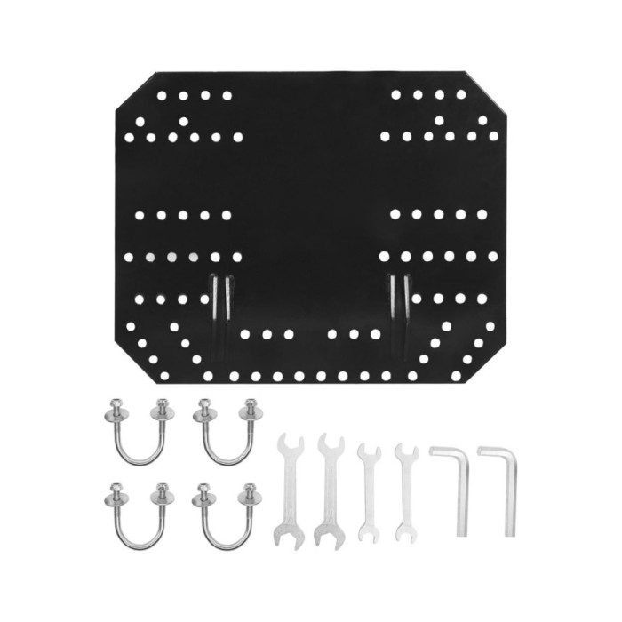 Chasse-neige pour VTT 150x38 cm Noir