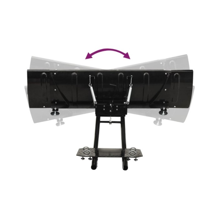 Chasse-neige pour VTT 150x38 cm Noir