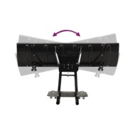 Chasse-neige pour VTT 150x38 cm Noir