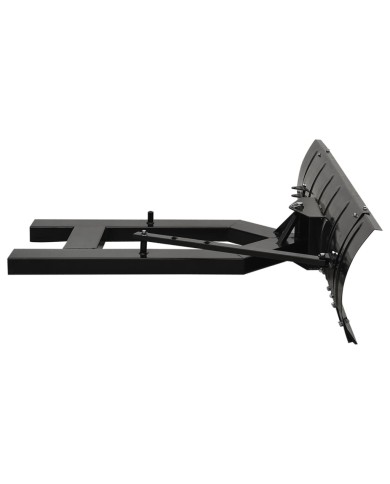 Chasse-neige pour chariot élévateur 150x38 cm Noir