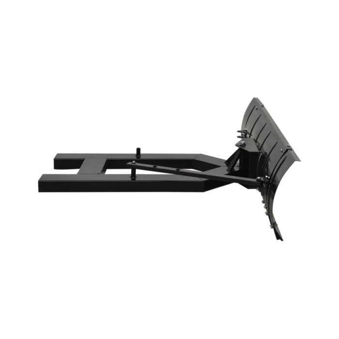 Chasse-neige pour chariot élévateur 150x38 cm Noir