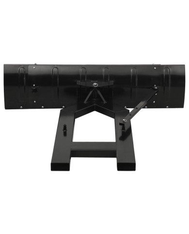 Chasse-neige pour chariot élévateur 150x38 cm Noir