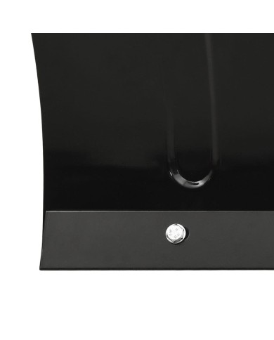 Chasse-neige pour chariot élévateur 150x38 cm Noir