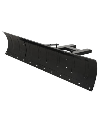 Chasse-neige pour chariot élévateur 200x48 cm Noir