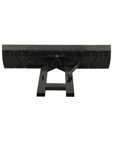 Chasse-neige pour chariot élévateur 200x48 cm Noir