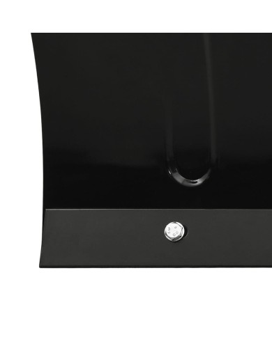 Chasse-neige pour chariot élévateur 200x48 cm Noir