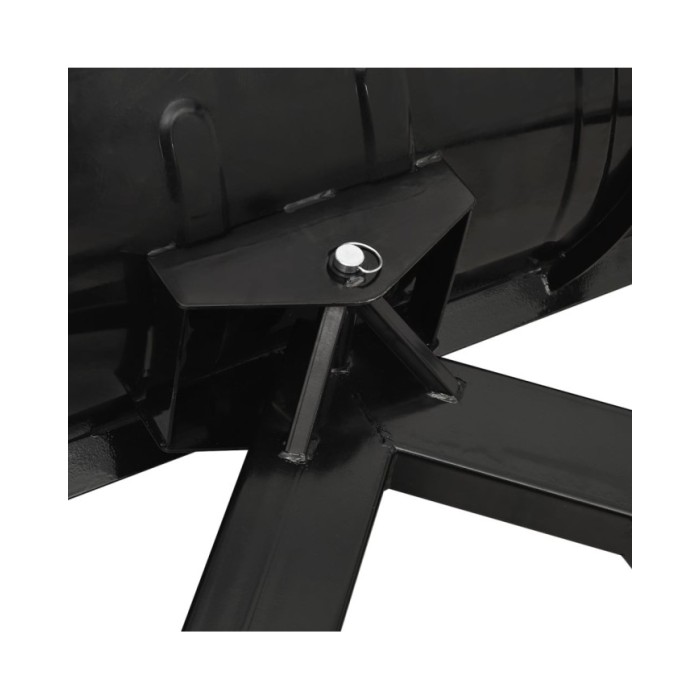 Chasse-neige pour chariot élévateur 200x48 cm Noir