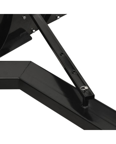 Chasse-neige pour chariot élévateur 200x48 cm Noir