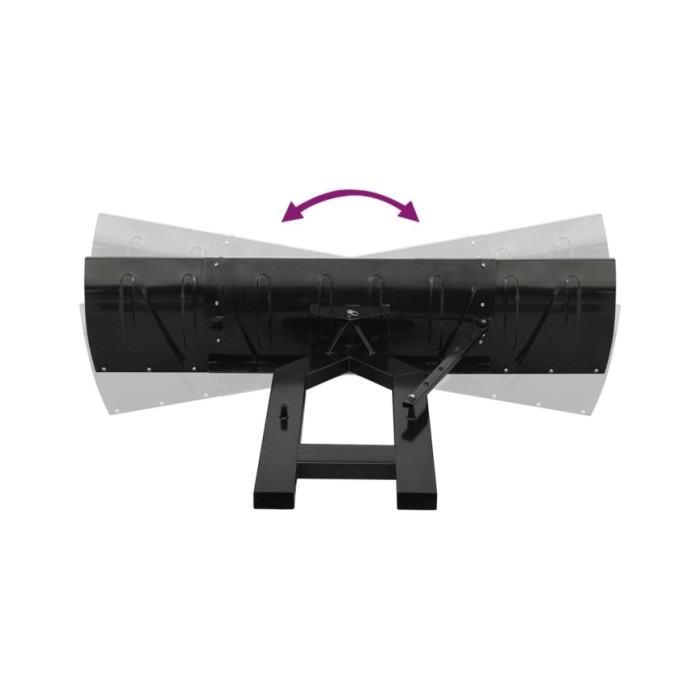 Chasse-neige pour chariot élévateur 200x48 cm Noir