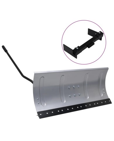 Pare-neige pour tondeuse à gazon avec adaptateur 100 cm