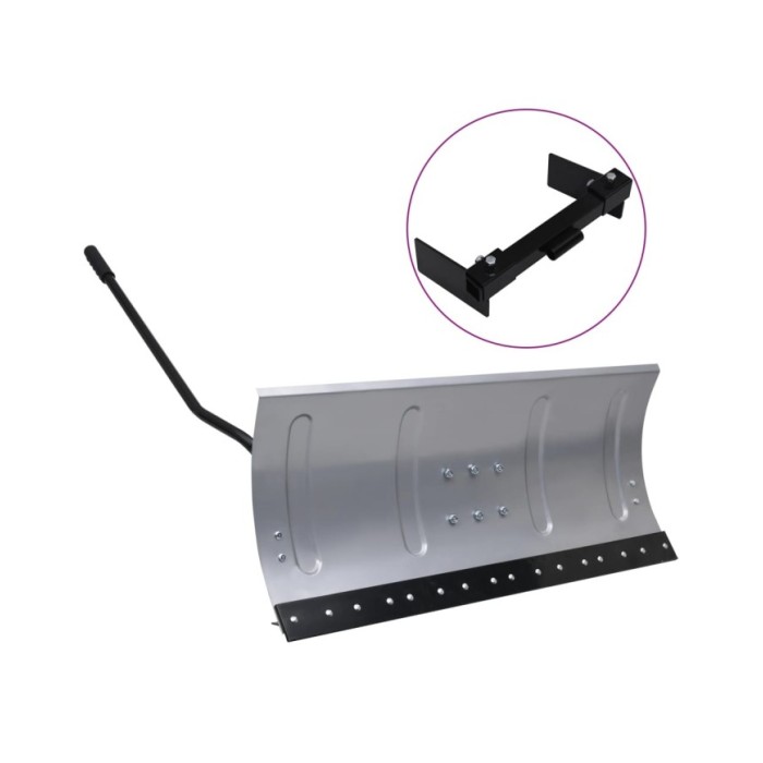 Pare-neige pour tondeuse à gazon avec adaptateur 100 cm