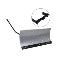 Pare-neige pour tondeuse à gazon avec adaptateur 100 cm