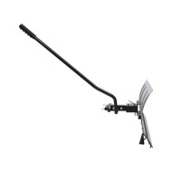 Pare-neige pour tondeuse à gazon avec adaptateur 100 cm