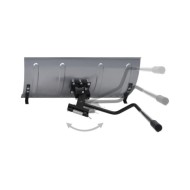 Pare-neige pour tondeuse à gazon avec adaptateur 100 cm