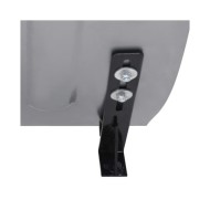 Pare-neige pour tondeuse à gazon avec adaptateur 100 cm