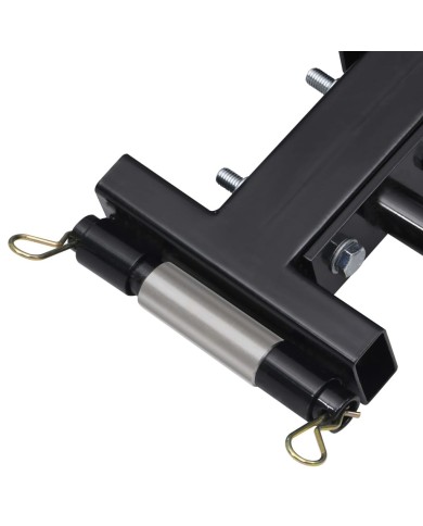 Pare-neige pour tondeuse à gazon avec adaptateur 100 cm