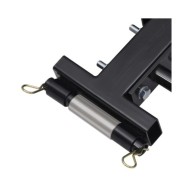 Pare-neige pour tondeuse à gazon avec adaptateur 100 cm