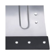 Pare-neige pour tondeuse à gazon avec adaptateur 100 cm