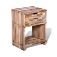 Lit surélevéde jardin à herbes Bois d'acacia massif 60x60x15 cm