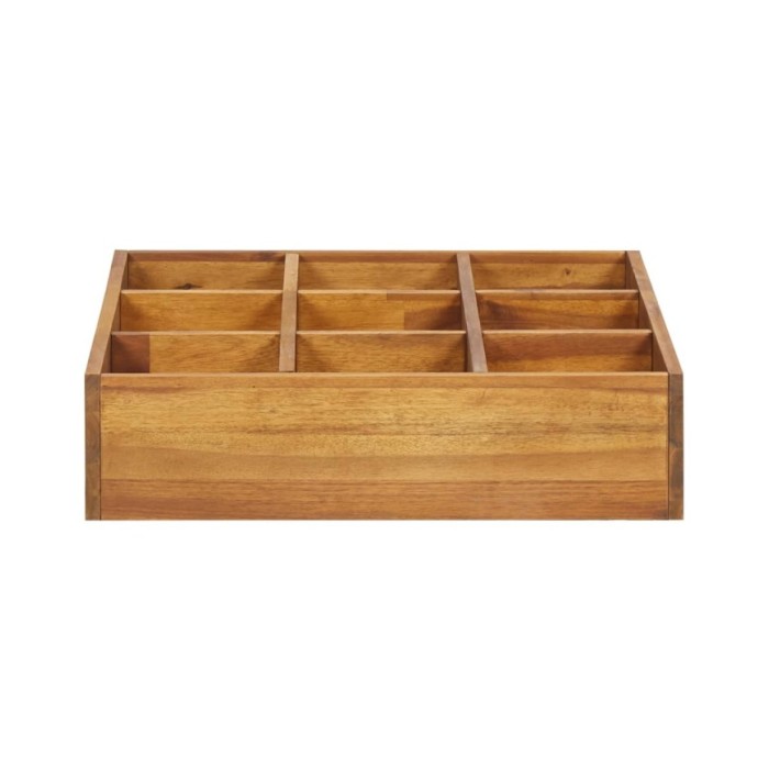 Lit surélevéde jardin à herbes Bois d'acacia massif 60x60x15 cm
