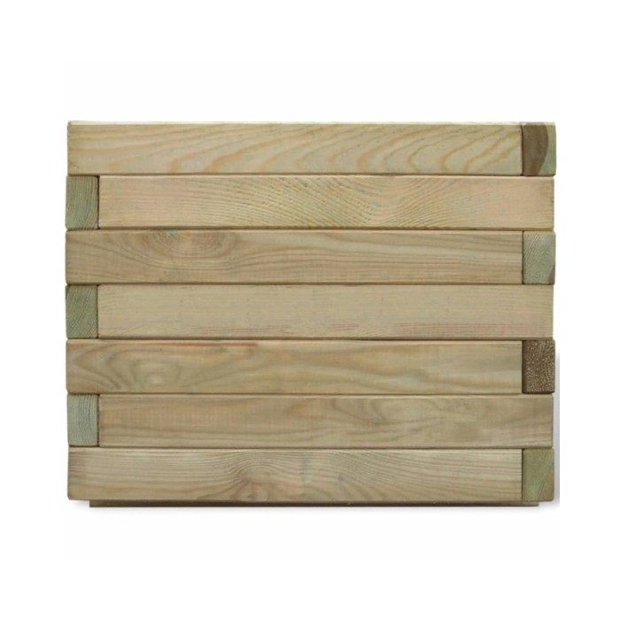 Lit surélevé 50x50x40 cm Bois Carré
