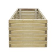 Lit surélevé rectangulaire 100 x 50 x 40 cm Bois