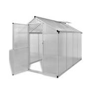 Serre renforcée en aluminium avec cadre de base 4,6 m² 