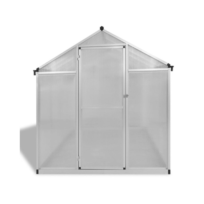 Serre renforcée en aluminium avec cadre de base 4,6 m² 