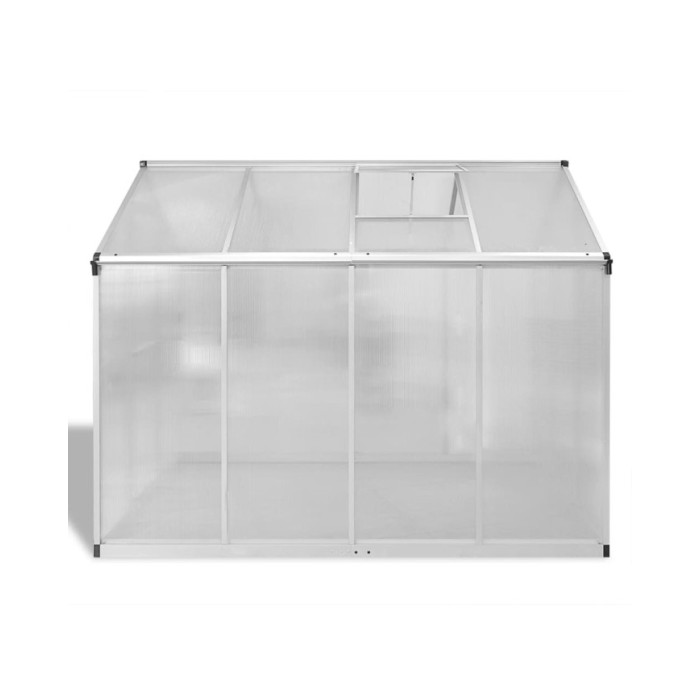 Serre renforcée en aluminium avec cadre de base 4,6 m² 