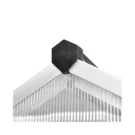 Serre renforcée en aluminium avec cadre de base 4,6 m² 