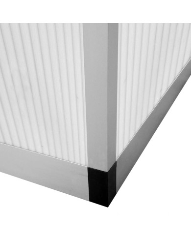 Serre renforcée en aluminium avec cadre de base 6,05 m² 