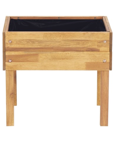 Jardinière surélevée 50x40x45 cm Bois massif d'acacia
